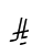 ⃁, unicode 8385, hex 0x20C1, Light Italic font, Light Italic typeface